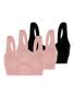 Imagem de Kit com 3 Tops sem Aro e sem Bojo Loba 41300-001