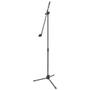 Imagem de Kit Com 3 Uni Pedestal Para Microfone Tonante Tipo Girafa Tripé Portátil Vem Com Cachimbo Material Aço Reforçado Suporte Ajustável