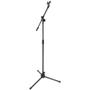 Imagem de Kit Com 3 Uni Pedestal Portátil Tonante Para Microfone Com Cachimbo Estilo Girafa Tripé Cor Preto Material Aço Resistente