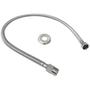 Imagem de Kit com 3 Unidades do Flexível de Malha Trançada de Aço INOX 1/2 da Flvx Hidro de 40cm - FLEX40-IN