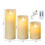 Imagem de Kit com 3 Velas LED Recarregáveis Sem Chama