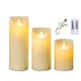 Imagem de Kit com 3 Velas LED Recarregáveis Sem Chama