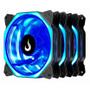 Imagem de Kit Com 3 Ventoinhas Rise Mode Aura, 120mm, RGB, Preto - RM-AU-02-RGB