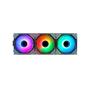 Imagem de Kit Com 3 Ventoinhas Rise Mode Magneto, 120mm, ARGB, Preto - RM-MA-01-ARGB