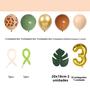 Imagem de Kit com 30 Balões de Animais Safari - Inclui Balões com Número e Girafa Verde Abacate