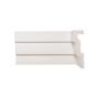 Imagem de Kit com 30 Barras Rodateto de Poliestireno 12cm X 30mm Liso 60m