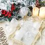 Imagem de Kit com 30 Bolas de Natal de Plástico Inquebráveis - 60mm - Decoração para Árvore de Natal (Branco)