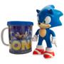Imagem de Kit Com 30 Bonecos Sonic Sega Coleção + Caneca Personalizada