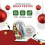 Imagem de Kit com 30 Enfeites de Natal em Formato de Coração  Decoração em MDF para Mesa e Escritório