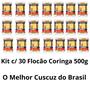 Imagem de kit com 30 Flocão de Milho Coringa o melhor Cuscuz do Brasil 500gr Sem glúten