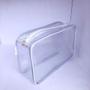 Imagem de Kit com 30 necessaire transparente Gelo 23x15