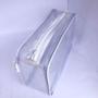 Imagem de Kit com 30 necessaire transparente Gelo 23x15
