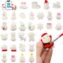 Imagem de Kit com 30 Squishies Kawaii Hanaive - Brinquedo de Natal DIY para Pintar