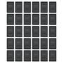 Imagem de Kit Com 30 Tomadas Dupla Preta 2P+T Distanciadas 10A 250V Com Placa Habitat Black- FAME