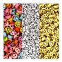 Imagem de Kit Com 300 Miçangas P Pulseiras E Colares Smile 3 Cores