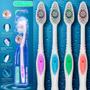 Imagem de Kit Com 36 Escova De Dente Com Protetor De Cerdas Ecodente