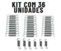Imagem de Kit com 36 molas para Mini Jump Profissional  Resistente 8cm Reforçada