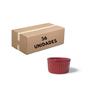 Imagem de Kit Com 36 Ramekin 150 Ml Vermelho Canelado Em Porcelana Primeira Linha - VÁRIAS VARIEDADES