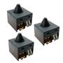 Imagem de Kit com 3un Botão Interruptor Chave Liga Desliga Compatível com Esmerilhadeira Vonder EAV754