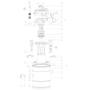 Imagem de Kit com 3un Interruptor Chave Liga Desliga Compatível com Aspirador WAP GTW Inox 20 FW005405