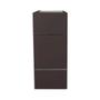 Imagem de Kit com 4 Arandelas na cor Marrom Retangular 2 Frisos 2 Focos Soquete E27 - Bivolt Externa Mf116