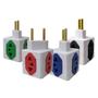 Imagem de Kit Com 4 Benjamin Pino Cubo T Tomada 10/a 20/a 3p 110v220v