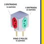 Imagem de Kit Com 4 Benjamin Pino Cubo T Tomada 10/a 20/a 3p 110v220v