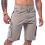 Imagem de Kit Com 4 Bermuda Masculino Cargo Lisas Com 6 Bolsos Em Atacado - ICARI