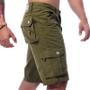 Imagem de Kit Com 4 Bermuda Masculino Cargo Lisas Com 6 Bolsos Em Atacado - ICARI