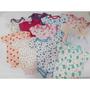 Imagem de Kit Com 4 Body Curto Bebe Menina Verão Enxoval Algodão R 328