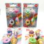 Imagem de Kit com 4 Borrachas Infantil Kawaii Mini Doces Escolar XK-026