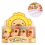 Imagem de Kit Com 4 Borrachas Mini Capivara Borrachinhas Papelaria Fofa Kawaii