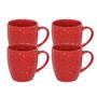 Imagem de Kit Com 4 Caneca Em Cerâmica Café Chá Design Clássico Personalizada 250ml