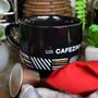 Imagem de Kit com 4 Canecas de Porcelana Café Forte Fraco 200ml