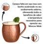 Imagem de Kit Com 4 Canecas Moscow Mule Inox Cobreado P/ Drinks 530 ML