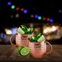 Imagem de Kit Com 4 Canecas Moscow Mule Inox Cobreado P/ Drinks 530 ML
