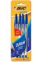 Imagem de Kit Com 4 Canetas Azul Esferográfica Bic Cristal Clássica