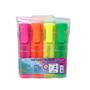 Imagem de Kit com 4 Canetas Marca Texto Neon Coloridas 