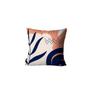 Imagem de Kit com 4 Capas de Almofadas Abstrata Peach e Blue Mdecore 
