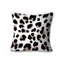 Imagem de Kit com 4 Capas de Almofadas Decorativas Animal Print Rosa e Preto