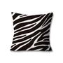 Imagem de Kit com 4 Capas de Almofadas Decorativas Zebra Preto e Branco