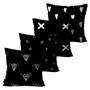 Imagem de Kit Com 4 Capas de Almofadas Mdecore 45x45 Alta Definição