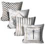 Imagem de Kit Com 4 Capas de Almofadas Mdecore 45x45 