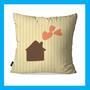 Imagem de Kit com 4 Capas para Almofadas Decorativas HOME SWEET HOME