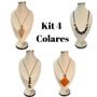 Imagem de Kit Com 4 Colar Feminino Maxi