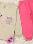 Imagem de Kit Com 4 Conjuntos De Inverno Para Menina Infantis De Frio Infantil com Capuz e Sem Capuz