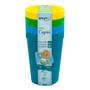 Imagem de Kit Com 4 Copos Coloridos 380 Ml Para Meninos Sana Babies 