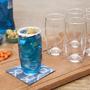 Imagem de Kit com 4 Copos Oca 300ML Transparente Água Suco Drinks
