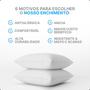 Imagem de Kit Com 4 - Enchimentos Recheios Para Almofada Refil 60x60 Cm