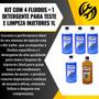 Imagem de Kit com 4 Fluidos + 1 Detergente Para Test. E Limpeza Injetores 1L